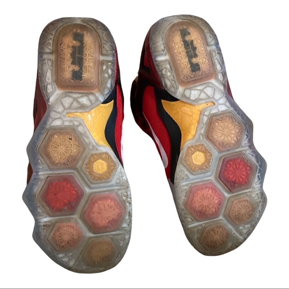 Nike | Nike LeBron xii 12 Elite University Red Team Sneakers | 10 - Picture 6 of 6
